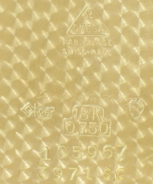 fig 6. EXCEEDINGLY RARE SOLID 18CT GOLD OMEGA AUTOMATIC CALIBRE 471 MENS VINTAGE WATCH WITH BOX C1957