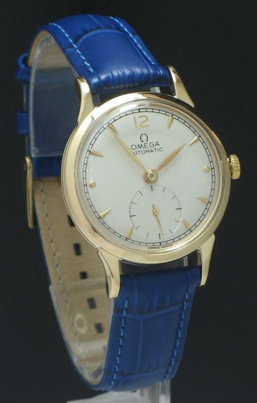 Superb Solid 9ct Gold Omega Automatic Bumper Watch C1950
