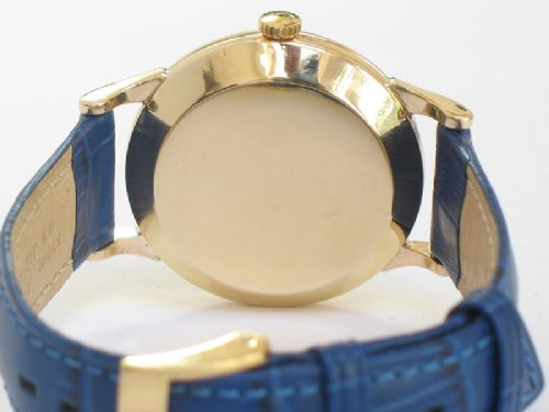 fig 4. SUPERB SOLID 9CT GOLD OMEGA AUTOMATIC BUMPER WATCH C1950