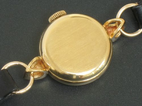 fig 2. LOVELY SOLID 18CT GOLD OMEGA LADIES COCKTAIL WATCH C1954