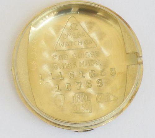 fig 6. LOVELY SOLID 18CT GOLD OMEGA LADIES COCKTAIL WATCH C1954