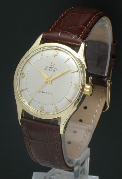 Incredible Solid 14ct Gold Omega Seamaster Automatic 'Bumper' Mens Watch C1954
