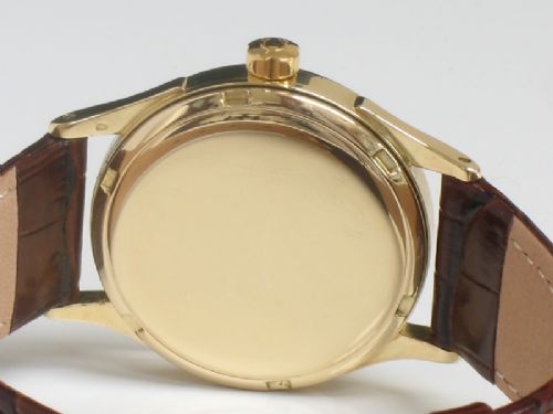 fig 6. INCREDIBLE SOLID 14CT GOLD OMEGA SEAMASTER AUTOMATIC 'BUMPER' MENS WATCH C1954