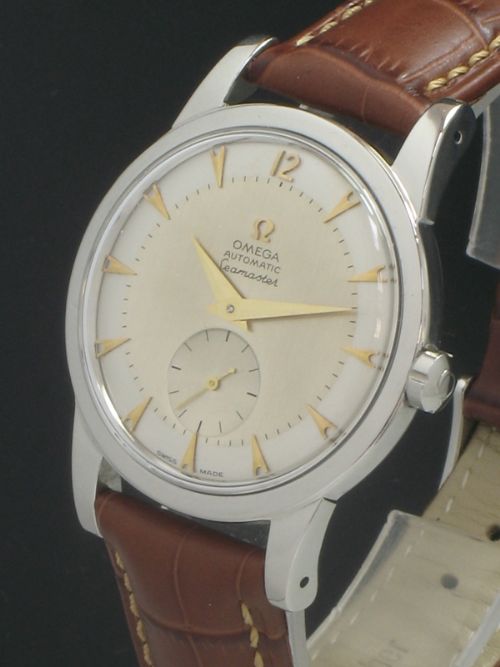 fig 3. RARE OMEGA SEAMASTER CAL 344 BUMPER AUTOMATIC OVERSIZE MENS WATCH C1952