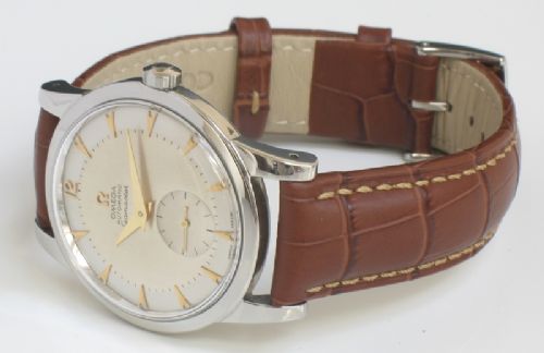 fig 5. RARE OMEGA SEAMASTER CAL 344 BUMPER AUTOMATIC OVERSIZE MENS WATCH C1952