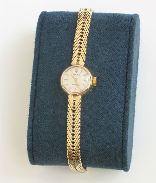 rolex cocktail watch gold