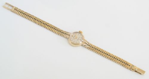 fig 1. BEAUTIFUL SOLID 9CT GOLD ROLEX PRECISION LADIES COCKTAIL WATCH C1959