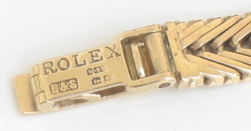 fig 5. BEAUTIFUL SOLID 9CT GOLD ROLEX PRECISION LADIES COCKTAIL WATCH C1959
