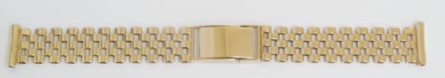Solid 9ct Gold Mens Watch Bracelet Strap C1958