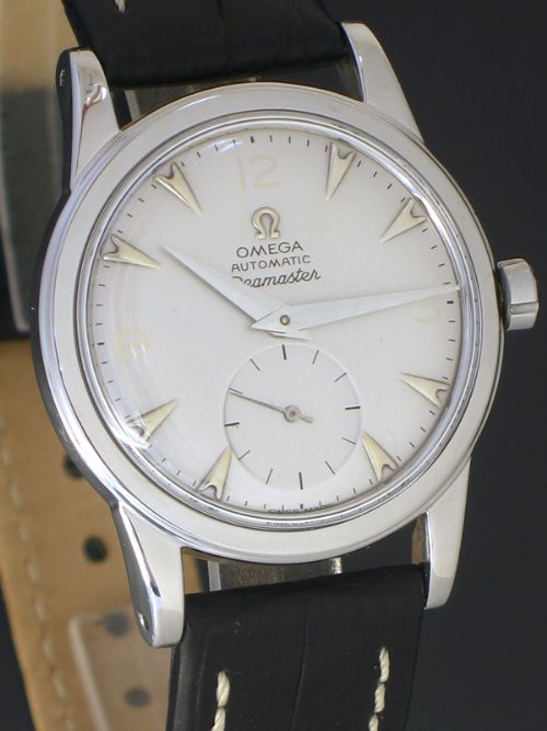 fig 3. WONDERFUL OMEGA SEAMASTER AUTOMATIC BUMPER MENS VINTAGE WATCH C1950