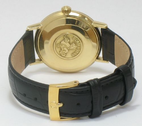 fig 5. ORIGINAL SOLID 18CT GOLD OMEGA SEAMASTER DE VILLE AUTOMATIC CALIBRE 562 MENS VINTAGE WATCH C1961