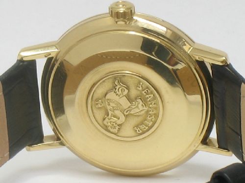 fig 6. ORIGINAL SOLID 18CT GOLD OMEGA SEAMASTER DE VILLE AUTOMATIC CALIBRE 562 MENS VINTAGE WATCH C1961