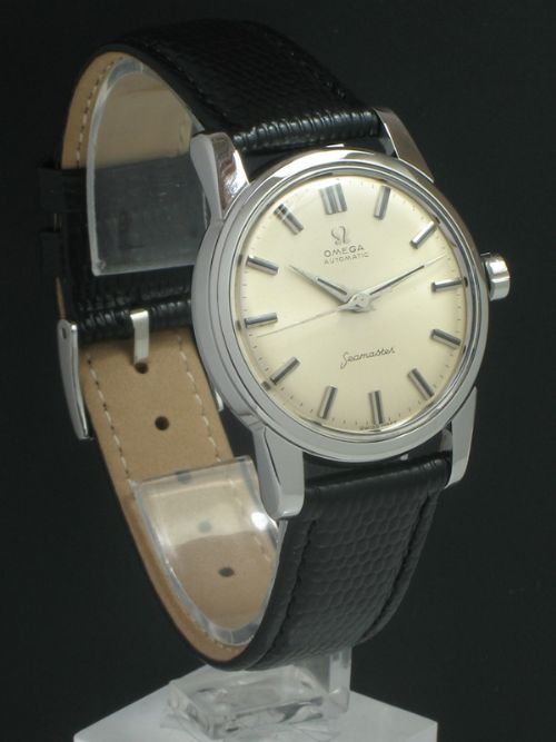 fig 1. COMPLETELY ORIGINAL OMEGA CALIBRE 501 AUTOMATIC MENS VINTAGE WATCH C1958