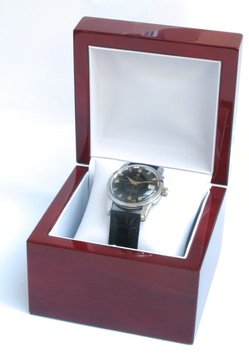 fig 6. WONDERFUL OMEGA SEAMASTER AUTOMATIC CALENDAR MENS WATCH C1959