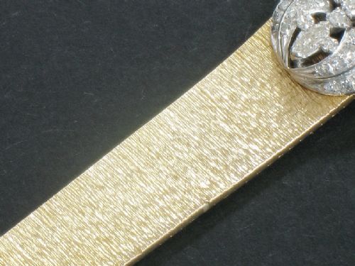 fig 6. STUNNING SOLID 18CT GOLD AND DIAMOND GIRARD PERREGAUX LADIES WATCH C1957