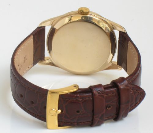 fig 2. WONDERFUL SOLID 9CT GOLD OMEGA CALIBRE 267 MENS VINTAGE WATCH C1958