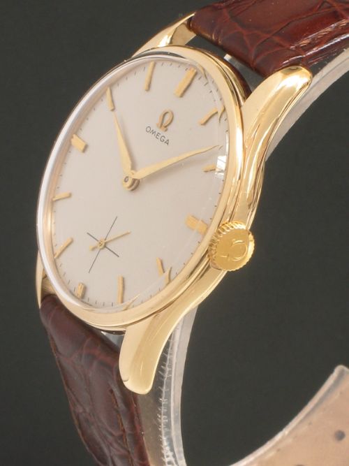 fig 3. WONDERFUL SOLID 9CT GOLD OMEGA CALIBRE 267 MENS VINTAGE WATCH C1958