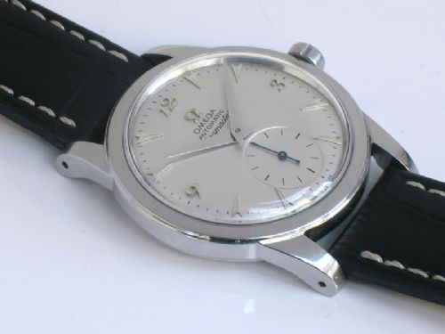 fig 3. RARE OMEGA SEAMASTER MARK 1 AUTOMATIC BUMPER MENS VINTAGE WATCH C1949