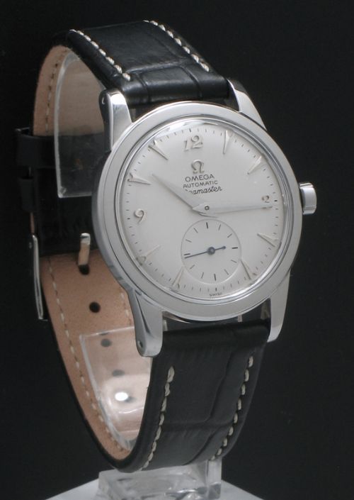 fig 4. RARE OMEGA SEAMASTER MARK 1 AUTOMATIC BUMPER MENS VINTAGE WATCH C1949