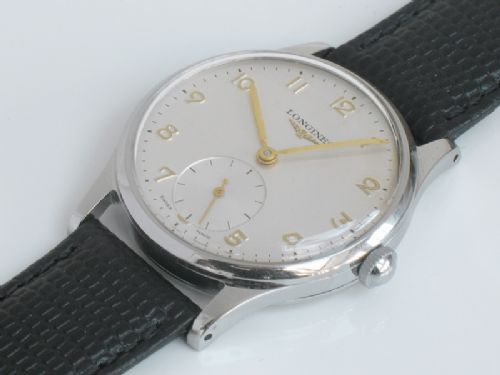 fig 1. WONDERFUL ORIGINAL CONDITION LONGINES 12.68Z MANUAL WINDING MENS VINTAGE WATCH C1953-54