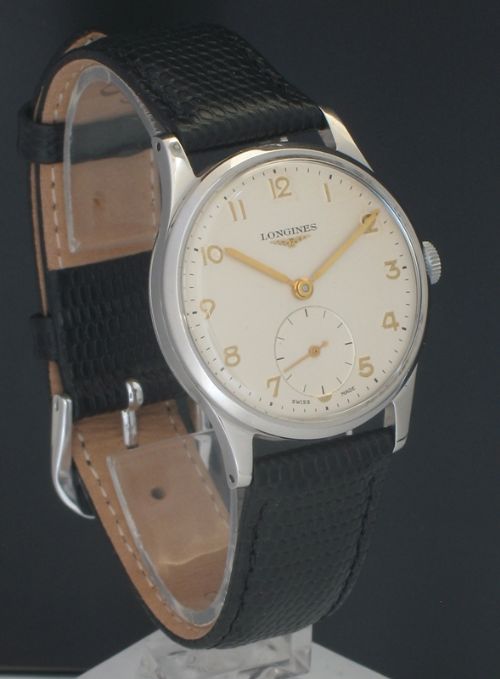 fig 2. WONDERFUL ORIGINAL CONDITION LONGINES 12.68Z MANUAL WINDING MENS VINTAGE WATCH C1953-54