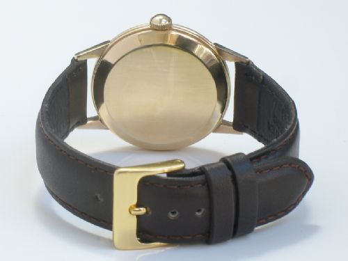 fig 2. WONDERFUL SOLID 9CT GOLD LONGINES 12.68Z MANUAL WINDING MENS VINTAGE WATCH C1953-54