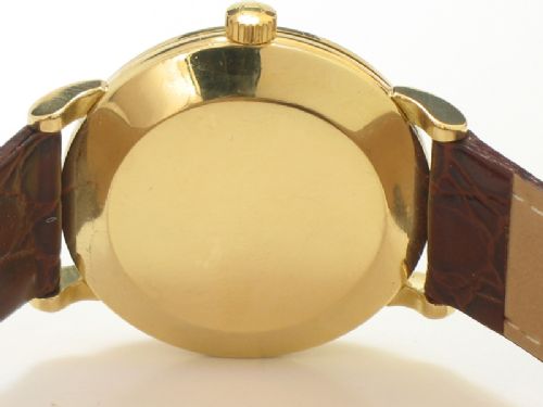 fig 2. WONDERFUL SOLID 18CT GOLD OMEGA AUTOMATIC BUMPER MENS VINTAGE WATC C1949