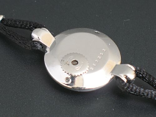 fig 5. RARE PLATINUM ART DECO LADIES COCKTAIL WATCH BY JAEGER-LECOULTRE C1948