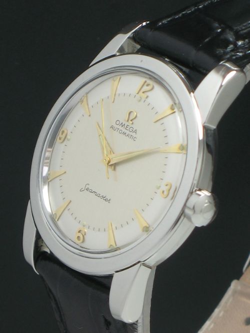 fig 3. WONDERFUL OMEGA SEAMASTER AUTOMATIC BUMPER MENS VINTAGE WATCH C1950
