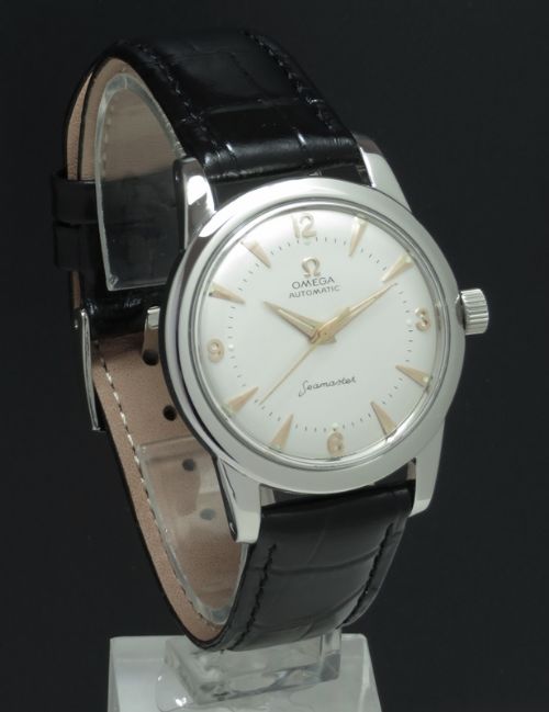 fig 3. EARLY OMEGA SEAMASTER AUTOMATIC CALIBRE 351 BUMPER MENS VINTAGE WATCH C1952