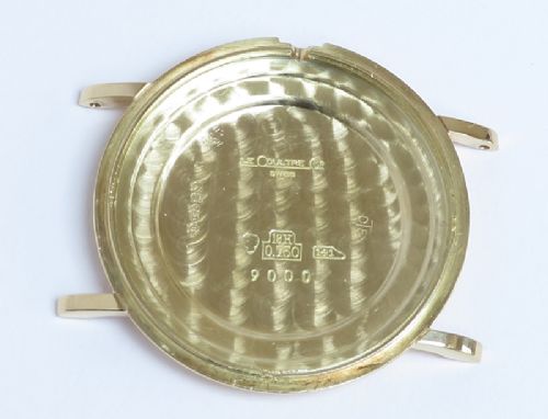 fig 7. STUNNING ORIGINAL SOLID 18CT GOLD JAEGER-LECOULTRE SLIMLINE DRESS WATCH C1959