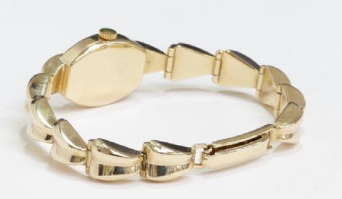 fig 5. LOVELY SOLID 9CT GOLD ROLEX TUDOR LADIES COCKTAIL WATCH C1954-55