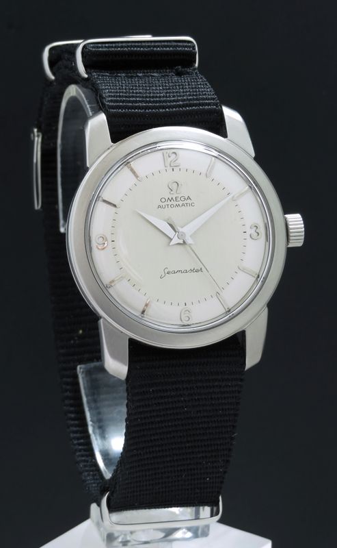 fig 1. EARLY OMEGA SEAMASTER AUTOMATIC CALIBRE 501 MENS VINTAGE WATCH C1955