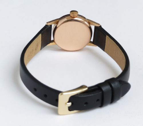 fig 1. LOVELY SOLID 18CT ROSE GOLD OMEGA LADIES COCKTAIL WATCH C1958