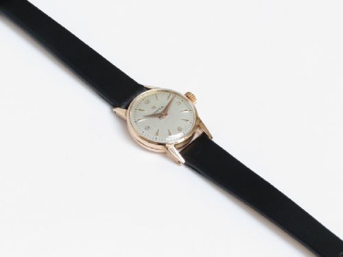 fig 4. LOVELY SOLID 18CT ROSE GOLD OMEGA LADIES COCKTAIL WATCH C1958