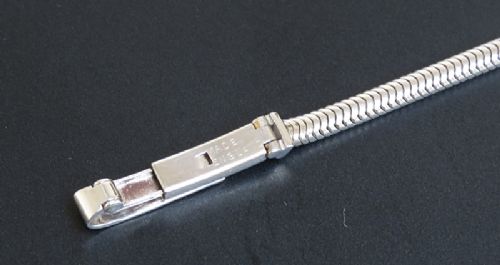 fig 7. BEAUTIFUL NEAR MINT ORIGINAL CONDITION PLATINUM AND DIAMOND VERTEX LADIES COCKTAIL WATCH C1950