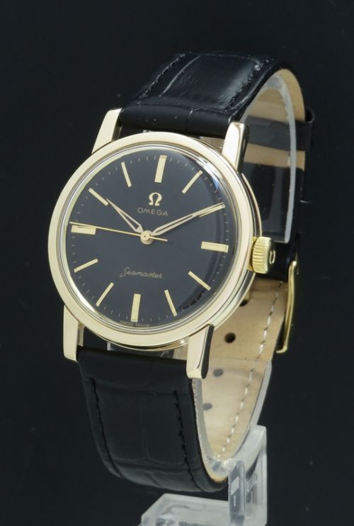 Outstanding Solid 9ct Gold Omega Seamaster Mens Vintage Watch C1959