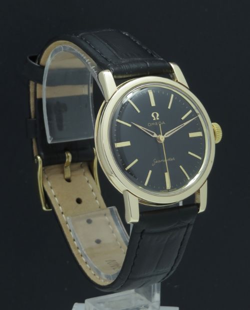 fig 2. OUTSTANDING SOLID 9CT GOLD OMEGA SEAMASTER MENS VINTAGE WATCH C1959