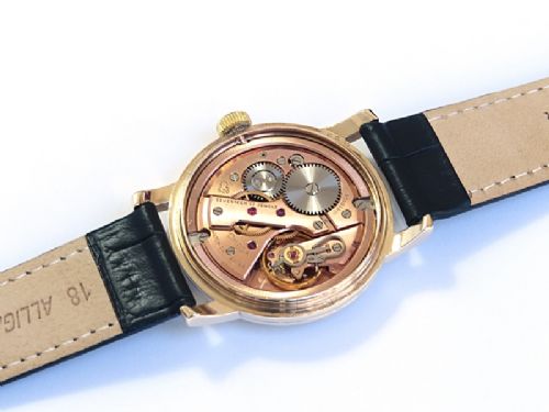 fig 5. OUTSTANDING SOLID 9CT GOLD OMEGA SEAMASTER MENS VINTAGE WATCH C1959