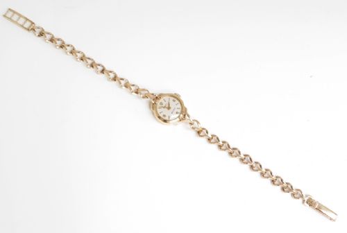 fig 2. BEAUTIFUL SOLID 9CT GOLD ROLEX PRECISION LADIES COCKTAIL WATCH WITH BOX AND PAPERWORK C1958