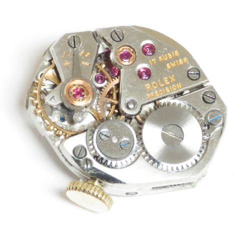 fig 7. BEAUTIFUL SOLID 9CT GOLD ROLEX PRECISION LADIES COCKTAIL WATCH WITH BOX AND PAPERWORK C1958