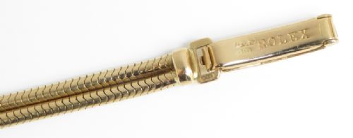 fig 8. STUNNING SOLID 18CT GOLD ROLEX PRECISION LADIES COCKTAIL WATCH C1954