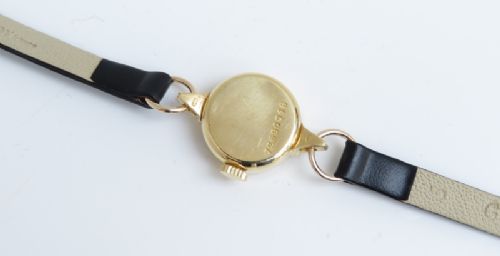 fig 5. VERY PRETTY SOLID 18CT GOLD GIRARD PERREGAUX LADIES COCKTAIL WATCH C1959