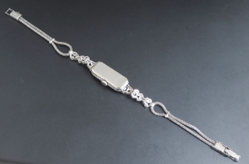 fig 6. BEAUTIFUL PLATINUM AND DIAMOND VERTEX ART DECO LADIES COCKTAIL WATCH C1940
