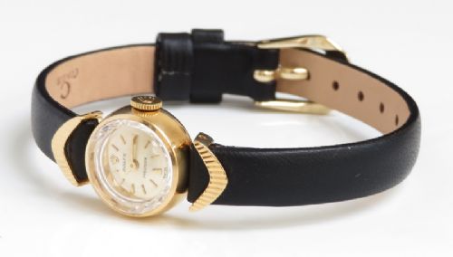 fig 6. BEAUTIFUL ORIGINAL MINT CONDITION SOLID 18CT GOLD ROLEX PRECISION LADIES COCKTAIL WATCH C1958