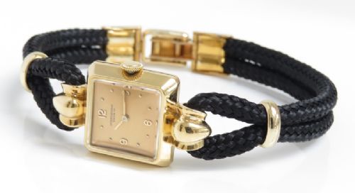 fig 6. BEAUTIFUL SOLID 18CT GOLD INTERNATIONAL WATCH COMPANY LADIES COCKTAIL WATCH C1940