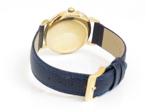 fig 4. STUNNING SOLID 18CT GOLD OVERSIZE INTERNATIONAL WATCH COMPANY (IWC) MENS VINTAGE WATCH C1948