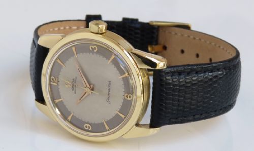 fig 4. COMPLETELY ORIGINAL SOLID 18CT 18K GOLD OMEGA SEAMASTER AUTOMATIC CAL 501 MENS VINTAGE WATCH C1958