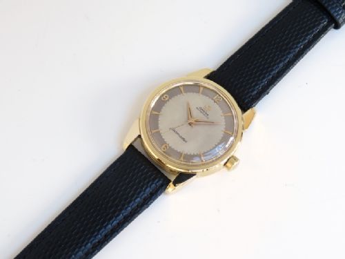 fig 5. COMPLETELY ORIGINAL SOLID 18CT 18K GOLD OMEGA SEAMASTER AUTOMATIC CAL 501 MENS VINTAGE WATCH C1958