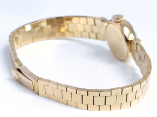 fig 5. BEAUTIFUL MINT CONDITION SOLID 18CT GOLD ROLEX LADIES COCKTAIL WATCH WITH BOXES C1958